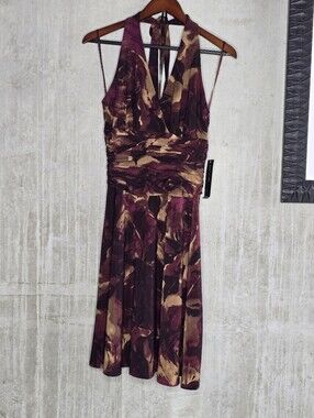 Jones New York Burgundy Dress Size 12